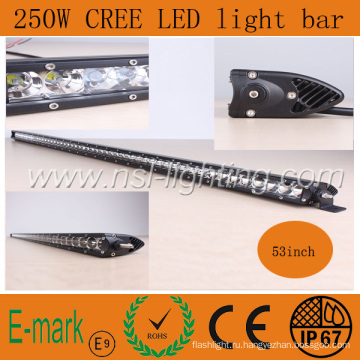 53inch New Item 250W CREE LED Light Bar, Spot Flood Combo 5W X 25PCS Auto Car Truck 4X4 Jeep Offroad Driving Fog Head Рабочая лампа NSL-25050m-250W IP67 CE RoHS